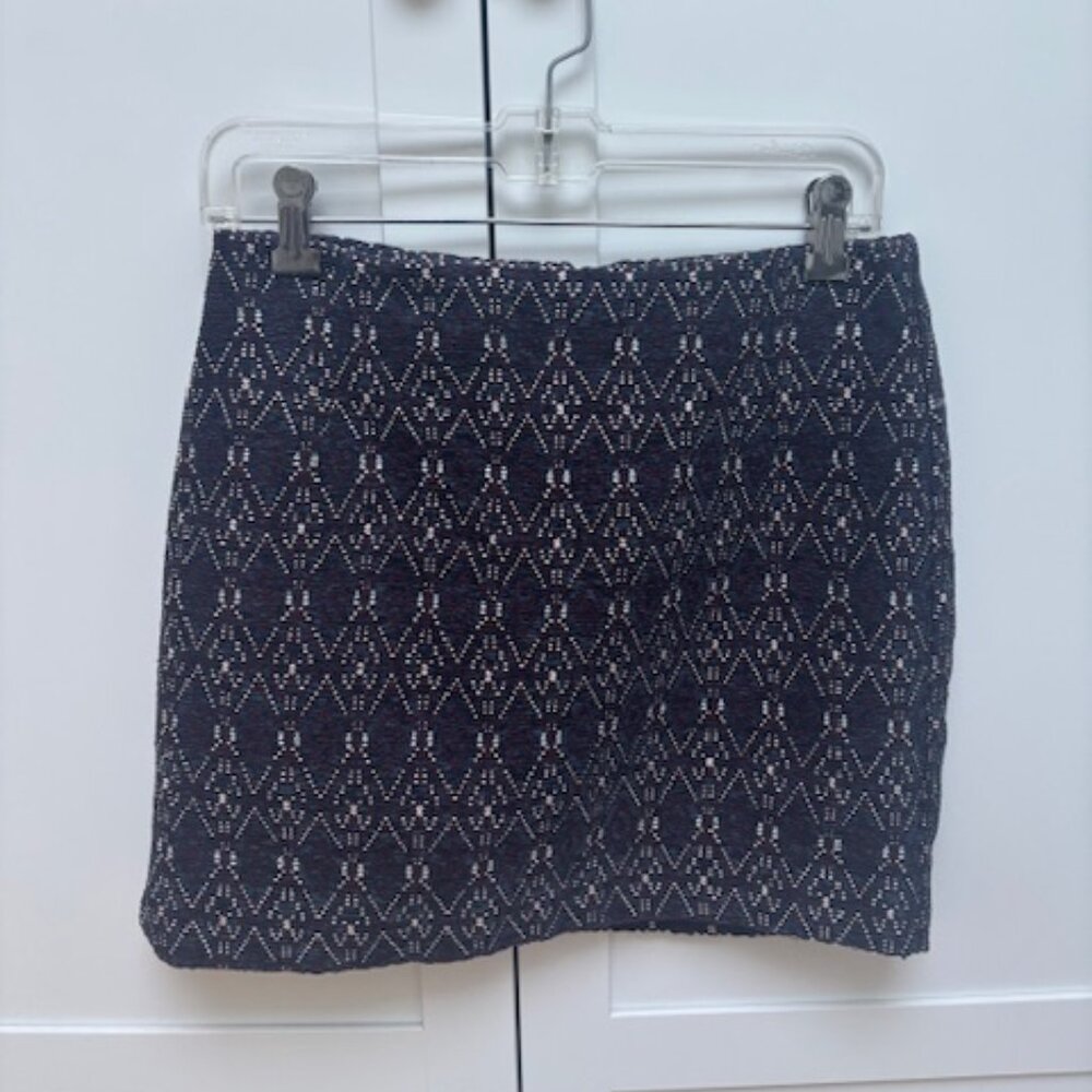 Mango Suit mini Skirt Size 6 geometric office business cocktail